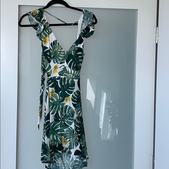FOR LOVE AND LEMONS X UO TROPICAL LEAF DRESS - Picture 5 of 7